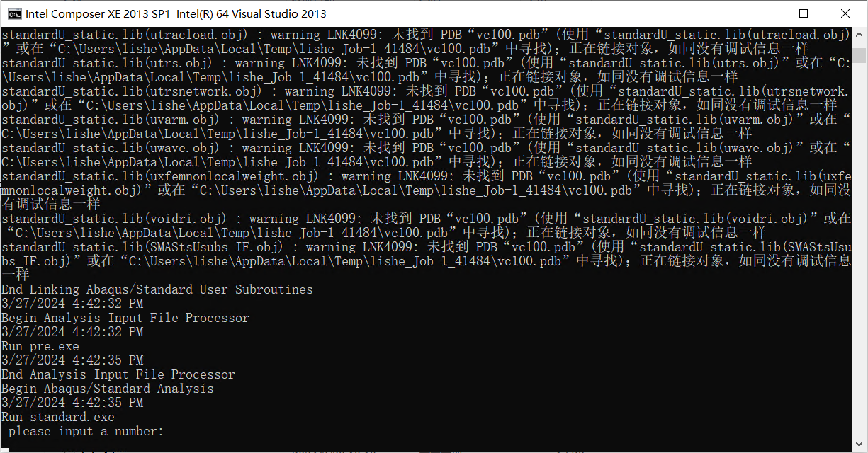 Abaqus用户子程序安装、开发、调试的图5